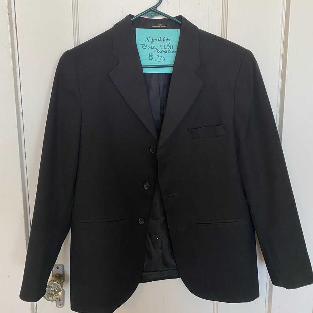 Black FUBU Sports Jacket